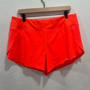 Athleta Vibrant Orange Athletic Shorts